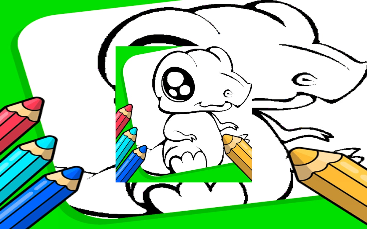 Anime Animals Coloring Pages