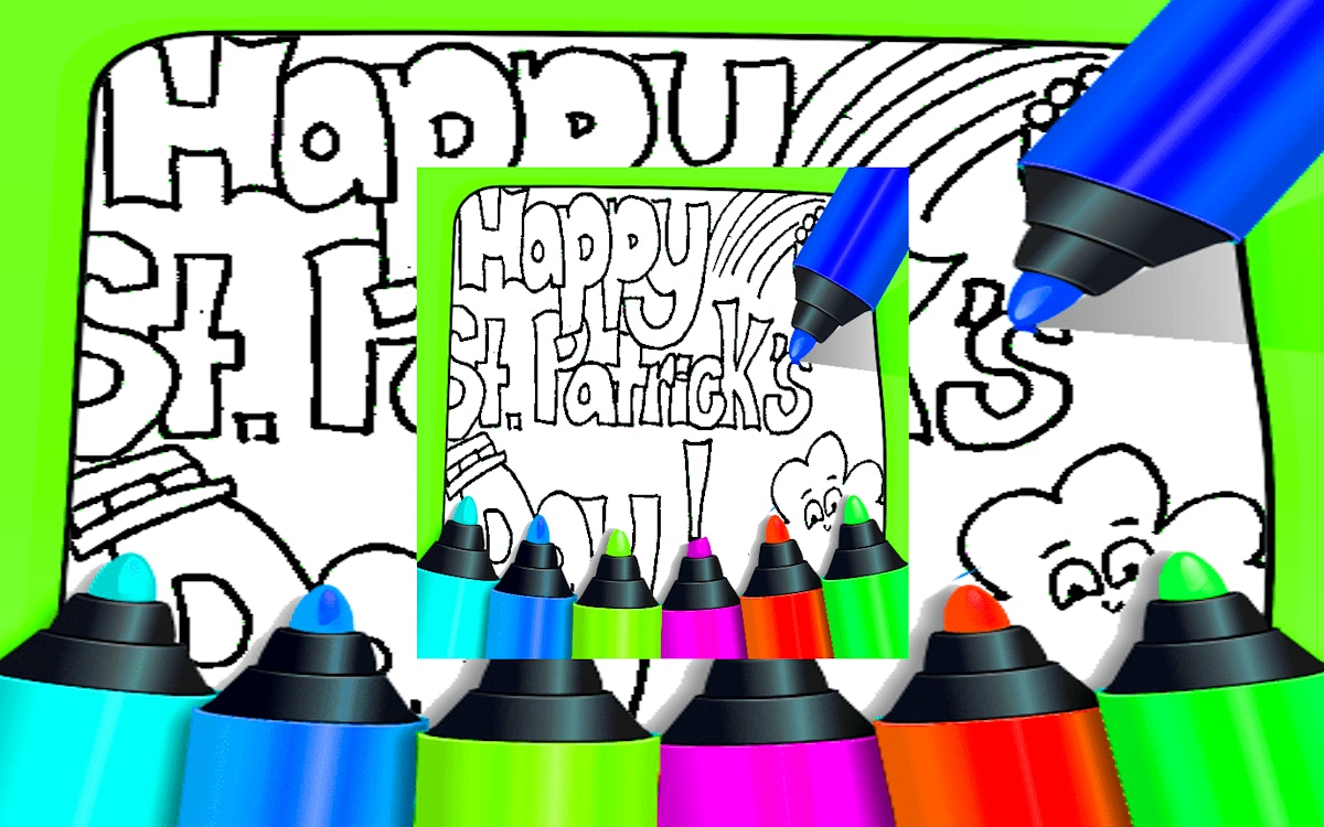 Printable St Patricks Day Coloring Pages