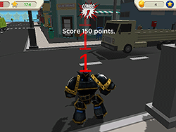 Robot Hero City Simulator 3D