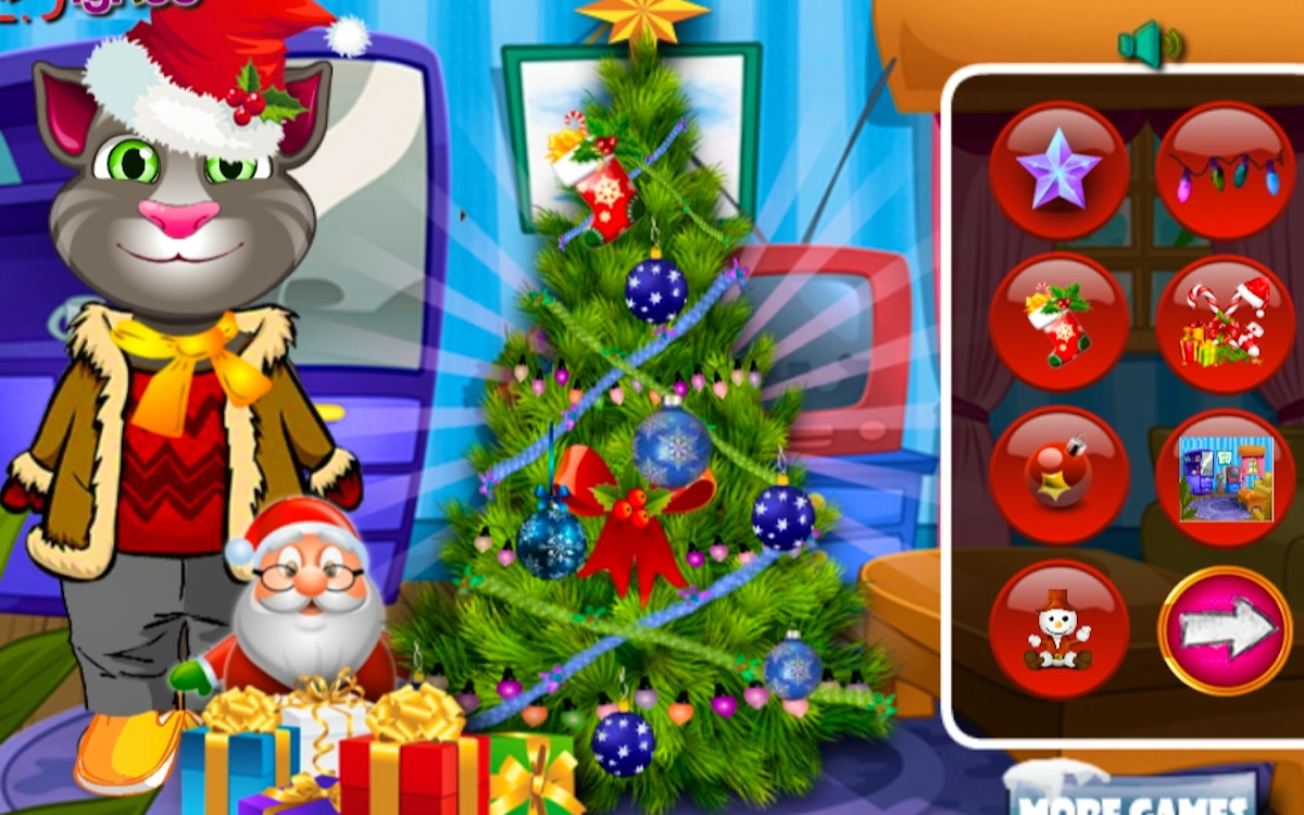 Talking Tom Christmas Time