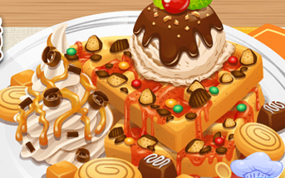 Yummy Waffle Ice Cream