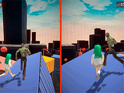Zombie and Girl: Parkour